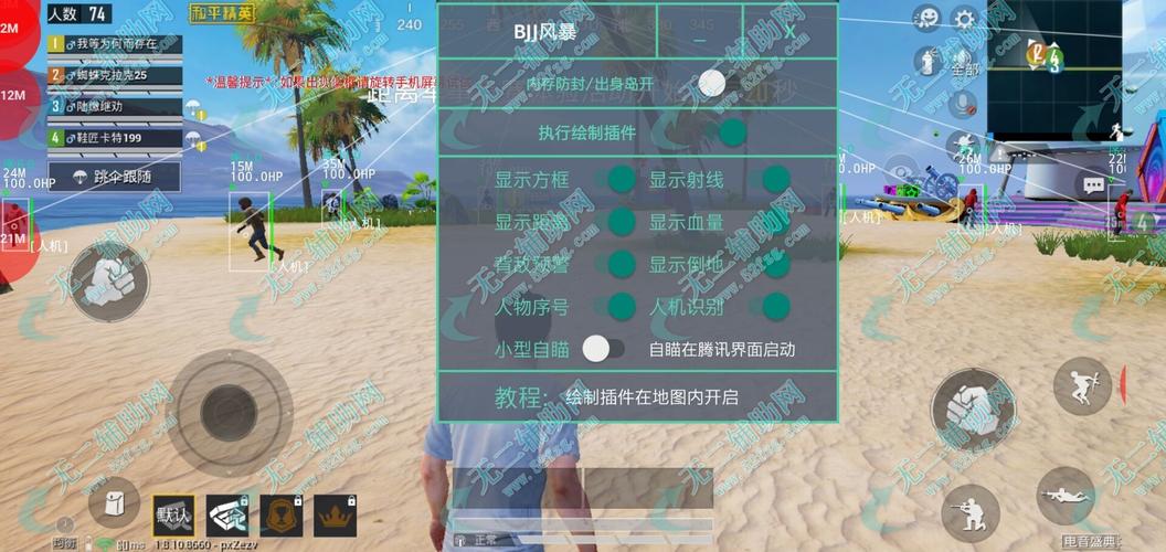 和平精英「毛豆直装」辅助外挂